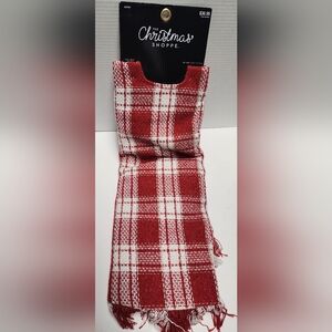 Plaid Tree Skirt 48" Red White The Christmas Shoppe  Holiday Decor New